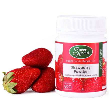 SuperSprout 超级胚芽 澳洲原瓶进口保健食品 纯天然营养品 营养粉 代餐粉 草莓粉80g图片大全 邮乐官方网站